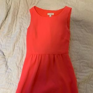 J crew 00 Camille dress in coral